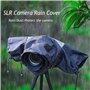 Caméra Couverture Anti-Pluie Housse De Pluie Imperméable pour Appareil Photo Pliable avec Fenêtre De Visualisation Transparente 