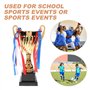 Nuobesty Grand trophée – Trophée doré pour tournois sportifs, compétitions, 24,5 cm