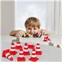 JDCMEI 30 pièces Mini Cônes de Signalisation Barrière de Circulation Miniature Mini- Cônes de Circulation en Plastique pour Enfa