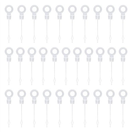 TRKETK 30 Pièces Piston Universel pour Trou de Vidange de Congélateur Tige de Nettoyage Plastique Outil de Nettoyage Réfrigérate