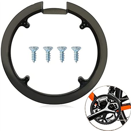 DUOHERESHUI Protection Pedalier Vélo en Plastique