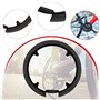 DUOHERESHUI Protection Pedalier Vélo en Plastique, Protection De Chaîne De Vélo Plastique, VTT Vélo Chaîne Roue De La Garde, pou