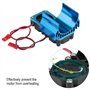 Dissipateur de Chaleur de Ventilateur de Refroidissement de Moteur 540/550 pour 1/10 Voiture électrique RC(Bleu)