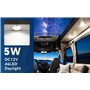 12V Car Dome Lampe de toit intérieure pour camping car caravane RV remorque camion véhicule bateau avec 46 lumiè