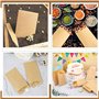 Sachet Kraft 6 x 10 cm Sachet Papier Petit Sachet Kraft 300pcs pour stocker herbes graines petits objets bonbon