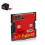 RGBS Dual Port Micro SD/SDHC/SDXC TF au Lecteur de Carte mémoire Compact Flash UDMA CF Type 1 Adaptateur pour Canon Nikon Camera