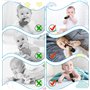 Anneau Dentition Bebe, Telecommande Jouet Dentition Bébé, Poussées Dentaires Jouets en silicone Sans BPA, Jouets Sensoriels de Q