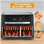 YAMAIDUO Papier Cuisson Air Fryer 120 Pièces Compatible avec Philips Dual 3000/5000 Series Cookwise, Jetable Antiadhésive Papier