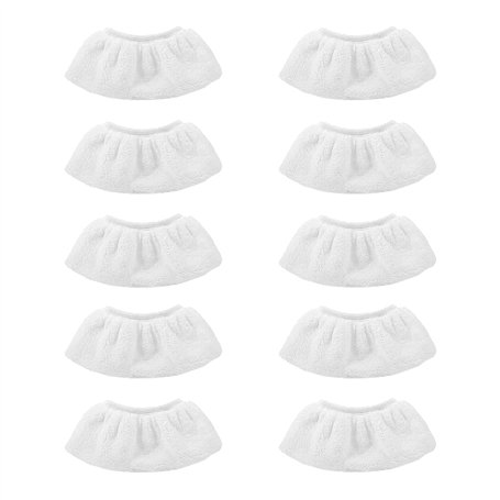 Wenrescry Lot de 10 housses en microfibre pour nettoyeur à vapeur - Housses de rechange pour nettoyeur vapeur à main - Serviette