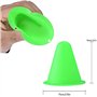 JPudinor Slalom Cônes Plot Slalom Roller Skating Patinage Multicolore Pile Obstacle Lot de 50