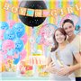 Kit de Décoration de Fête de Révélation de Genre 129 Pcs Ballon de Garçon ou Fille avec Guirlande Décoration Arche Gender Reveal