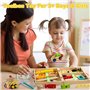 Boite a Outil Enfant Jouets en Bois DIY 3D Jeux de Construction Bricolage
