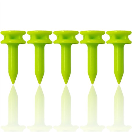 SZXMDKH Lot de 100 petits tees de golf en plastique Vert 25 mm