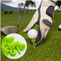 SZXMDKH Lot de 100 petits tees de golf en plastique Vert 25 mm