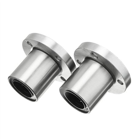 TopHomer Roulement à billes linéaire monté à bride avec bride ronde pour imprimante 3D ou CNC