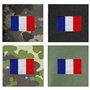 Patch France - 8 x 5 cm - Ecusson Drapeau Militaire Airsoft Garçons et Filles, Drapeau France, Motif en Crochet et Boucle, Patch
