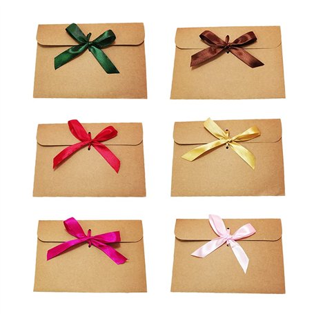 30 Pièces Enveloppes en Papier Kraft