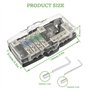 SIGANDG Auto Audio Stéréo Bloc de Fusible de Distribution 4 voies Boîte à Fusibles Distributeur de Fusible Mini ANL Pour avec Lu