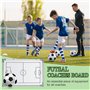 Entraîneur de Football Magnétique Stratégie Panneau kit Entrainement Football avec Marq