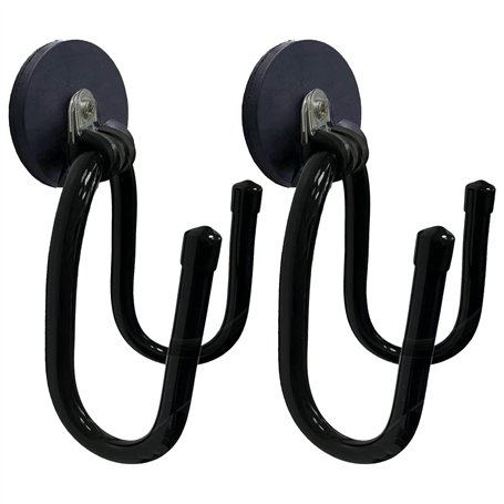 Lot de 2 crochets magnétiques de garage très résistants