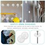 Bmliingchau Lot de 120 rondelles isolantes en polypropylène pour isolation en panneaux de fibres de bois - Rondelles fixes pour