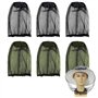 6 Pièces Chapeau Moustiquaire