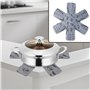 16 pcs Protections de poêle en Feutre,résistant à la Chaleur Protection empilable antidérapante pour poêles, casseroles et Bols,