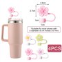 jatimdotin 4 Pièces Couvercles de Paille pour Tasse Stanley, Couvercles de Paille de 10 mm, Pailles Couvre Antipoussière, Embout