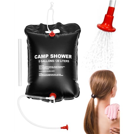 QWORK® 20L Sac Douche Camping