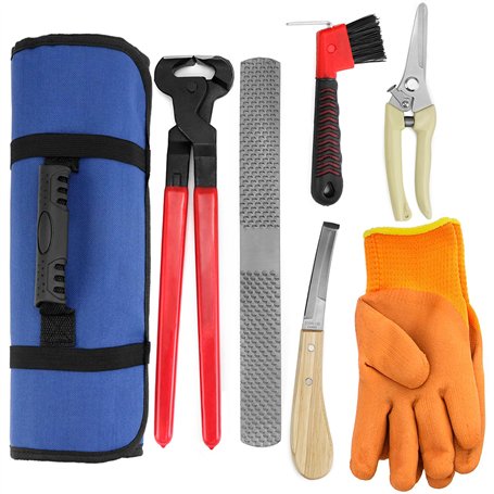 QWORK® Kit Outils Professionnels pour Marrier - Râpe à Sabot