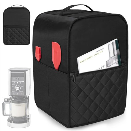Housse de protection pour sorbetière Ninja Creami Deluxe NC501EU NC301EU NC299EU - Capuchons étanches - Accessoire pour machine