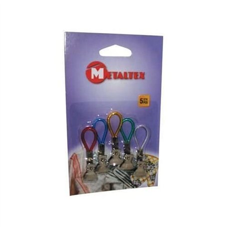 Metaltex 5 Pinces Serviettes Crocodile