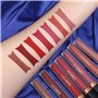 QIBEST Ensemble de rouge à lèvres liquide : 7 couleurs de rouges à lèvres mats et 1 rouge à lèvres nourrissant, brillant à lèvre