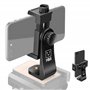 H&S Support Trepied iPhone - Pied Smartphone Universel avec Rotation à 360° pour Téléphone Portable - Adaptateur Trépied Télépho