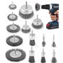 Lot de 14 Brosses Métalliques