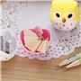 Xrten 4Pcs Taille Crayon Enfant, Taille-Crayon Manuel Mignon Dessin Animé Animal Hibou Deux Trous Taille-Crayons pour Enfants