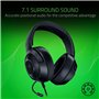 Razer Kraken X Lite Casque de Jeu Ultra léger : Son Surround 7.1 - Cadre léger en Aluminium - Microphone cardioïde Flexible - po