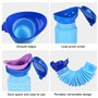 3 urinoirs rétractables - 750 ML - Urinoir d'urgence réutilisable - Bouteille d'urine en Pot - Toilette Mobile Portable - Toilet