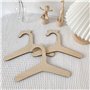 Cintre en Bois Enfants,25 Pièces Bébé Scintre Antidérapant,Cintre Enfant Bois,Cintres Bebe,Cintre en Bois pour VêTements De BéBé