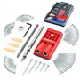WORKPRO Kit Complet de Gabarit de Trou de Poche de Perçage 125 Pièces