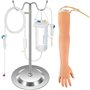 VEVOR Kit Phlébotomie Modèle Bras Pratique de Ponction Veineuse Vaisseaux Sanguins Latex Support pour Injection Intraveineuse Ac