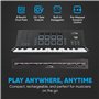 Carry-on FC-25 Clavier Contrôleur Midi sur USB Pliable 25 Touches 8 Percussions Rétro-éclairés Inc Cubase LE OEM et Logiciel Cub