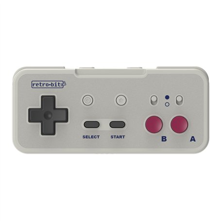 Retro-Bit Origin8 2.4G Manette sans fil Nintendo Switch & NES - Receveurs USB & NES inclus - GB Grey Edition