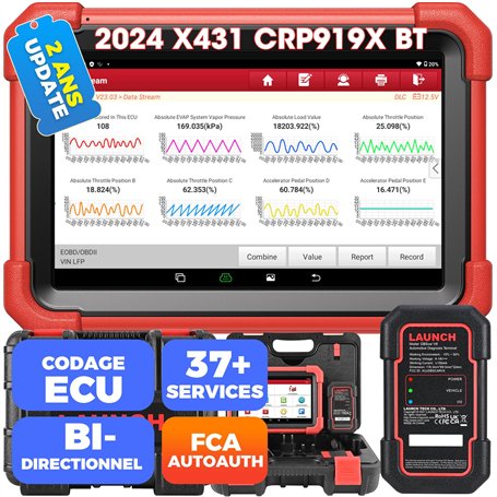 LAUNCH X431 CRP919XBT Elite Valise Diagnostic Auto multimarque