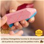 Honeysticks 10 Crayons de Couleurs Enfant |100% Pure Cire d’Abeille| Couleur Non-Toxique Qualité Alimentaire | Craie Grasse Tria