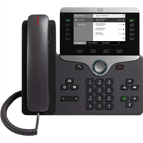 Cisco 8811 téléphone Fixe Noir LCD