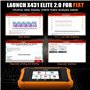 LAUNCH X431 V2.0 OBD2 pour Fiat Outils Diagnostics Système Complet de Diagnostic Bidirectionnel, OBD2 Qutil de Diagnostic França