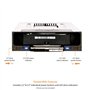 ICY DOCK Station d'accueil Rack Hot swappour 1 SSD / HDD 2,5" SATA et 1 Disque Dur HDD 3,5" SATA /SAS sans Plateau pour Baie de
