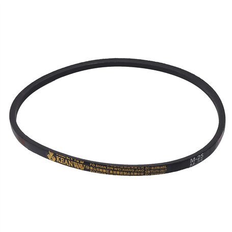 Othmro Courroie trapézoïdale industrielle en caoutchouc de type M-25 - Couleur noire - 1 pièce pour perceuse - Facile à usiner