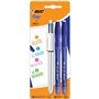 BIC Gel-ocity Illusion - Stylo 4 Couleurs + 2 Stylos Gel Effaçable Bleu - Blister de 3 Stylos